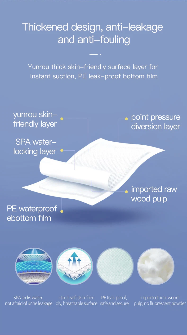 Hot Sale Unisex Disposable Good Quality Adult Diaper for Incontinenece Disposable Underpad