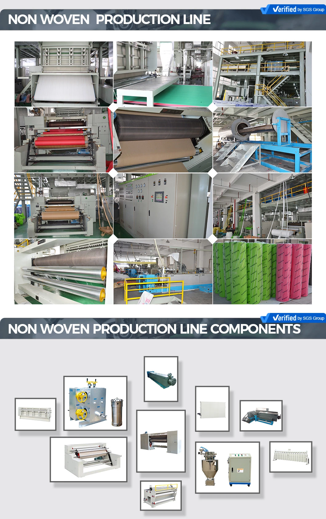 Stable SMS Spunmelt Nonwoven Production Line Non Woven Making Face Mask Machine Melt Blown Polypropylene Machine to Produce Fabric