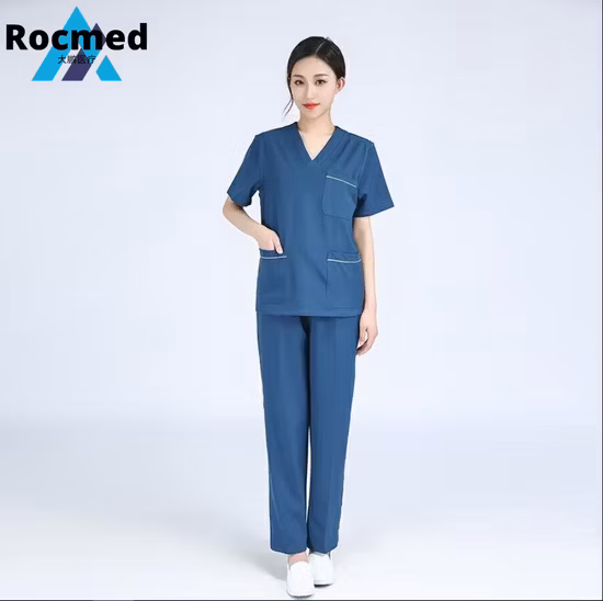 OEM Factory Hospital Uniform Medical Scrub Suit Nurse Staff Suit