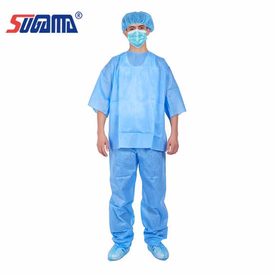 Polycotton V Neck Unisex Medical Hospital Scrub Suits