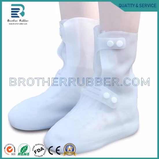 Reusable Outdoor Unisex Rain Boots Silicone Waterproof Shoes Rain Covers
